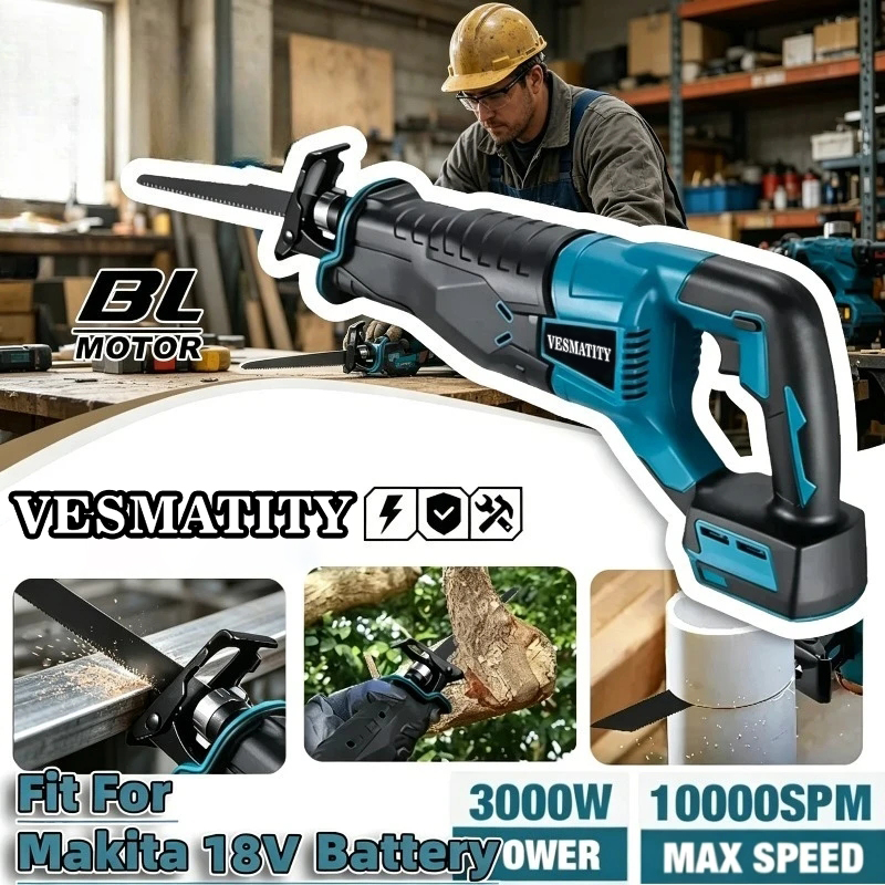 Metal Saw Reciprocating - Brushless Cordless Reciprocating Saw Portable Power