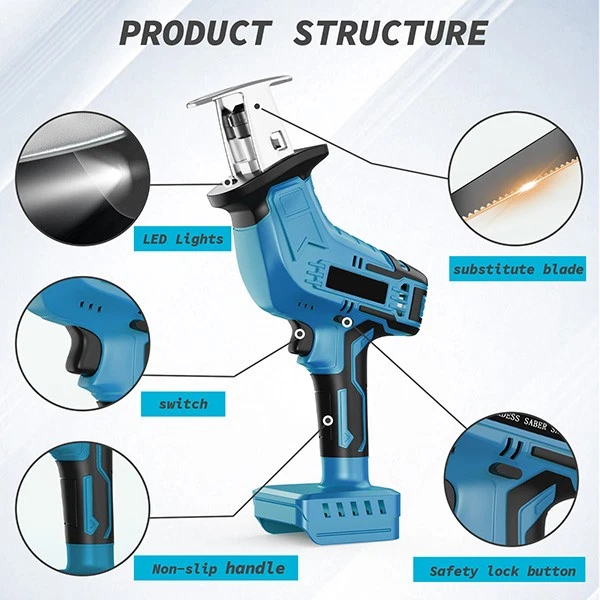 Cordless Reciprocating Saw for - Metal Saw Reciprocating recension och pris