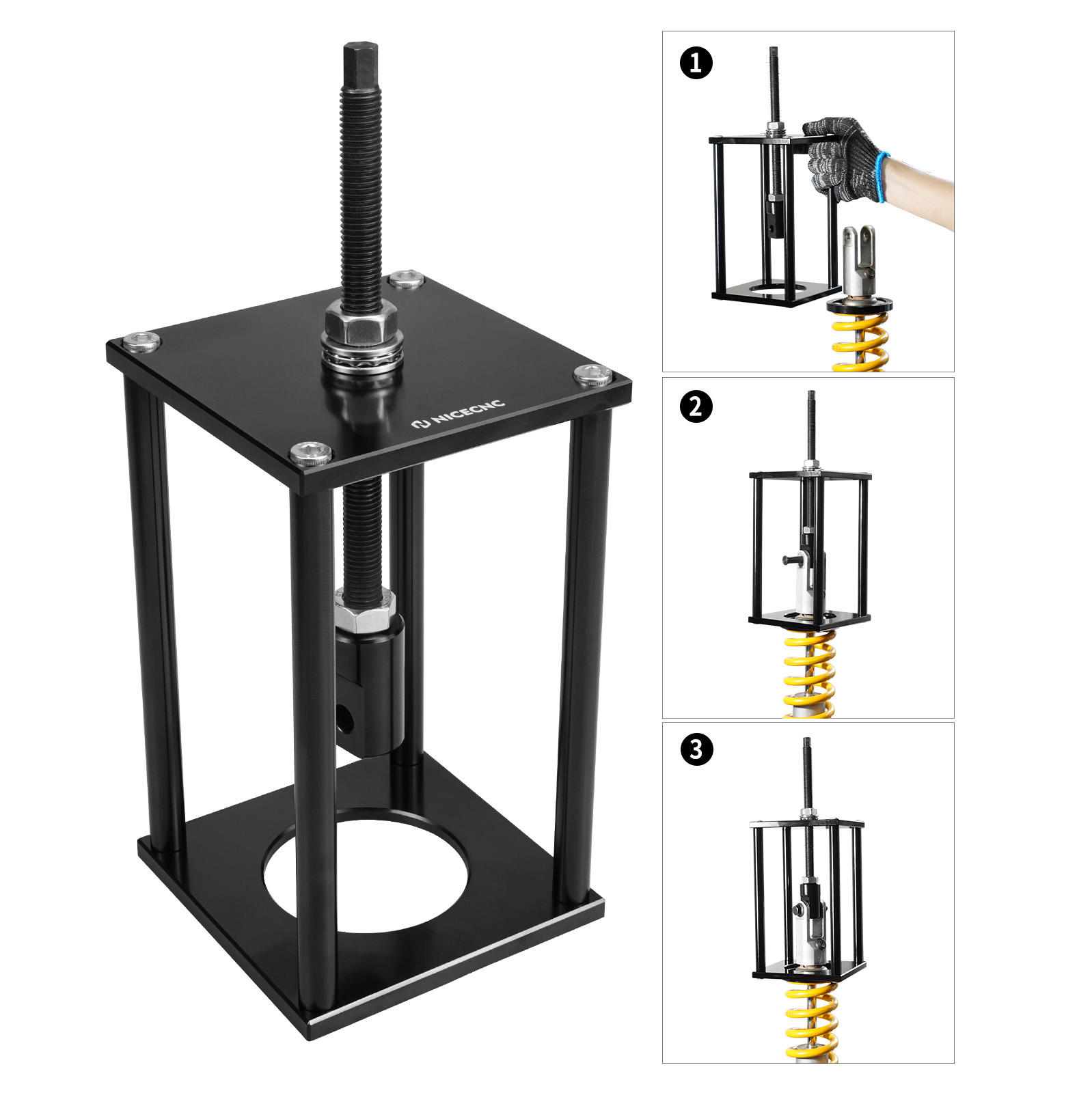 Suspension Shock Spring Compre - Spring Compressor Tool recension och pris