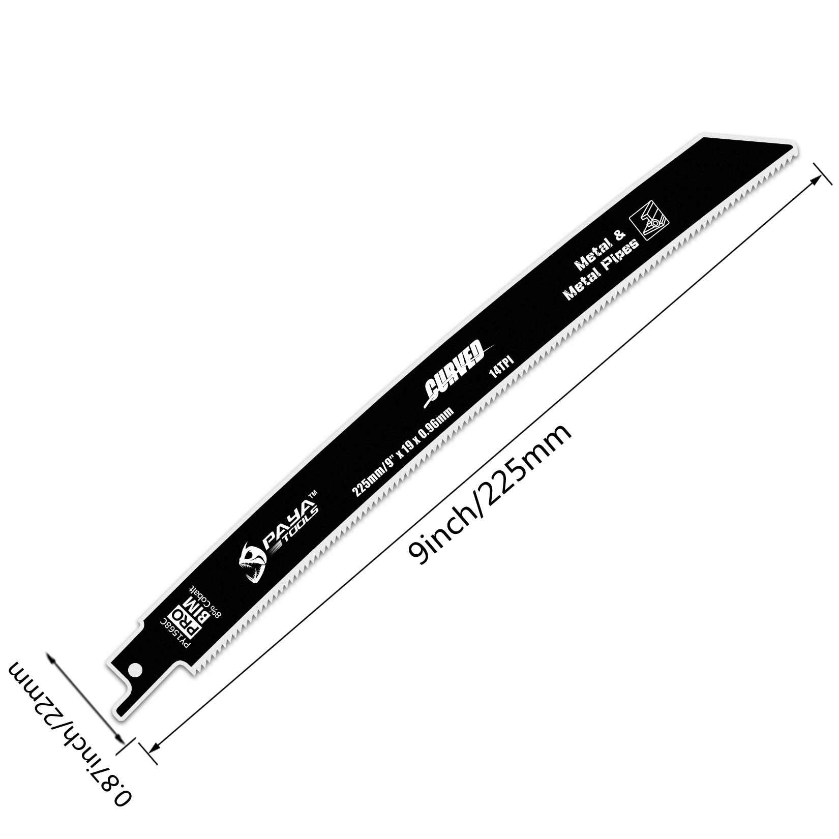 PAYA 5-Pack Curved Bi-Metal Re - Metal Saw Reciprocating recension och pris